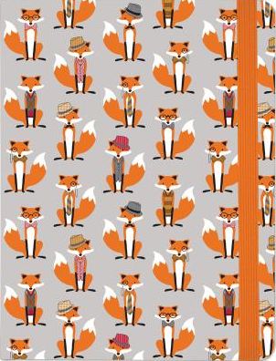 Journal Dapper Foxes 6 x 8