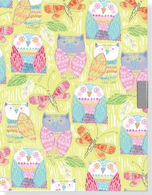 Pop Owls Lock Journal 6 x 8