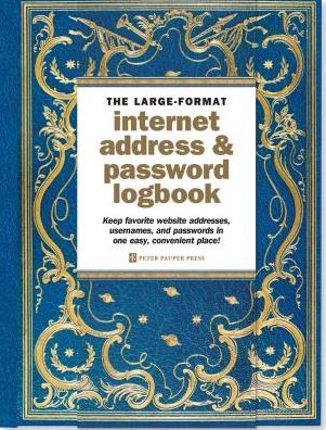 The Large-Format Internet Address & Password Logbook