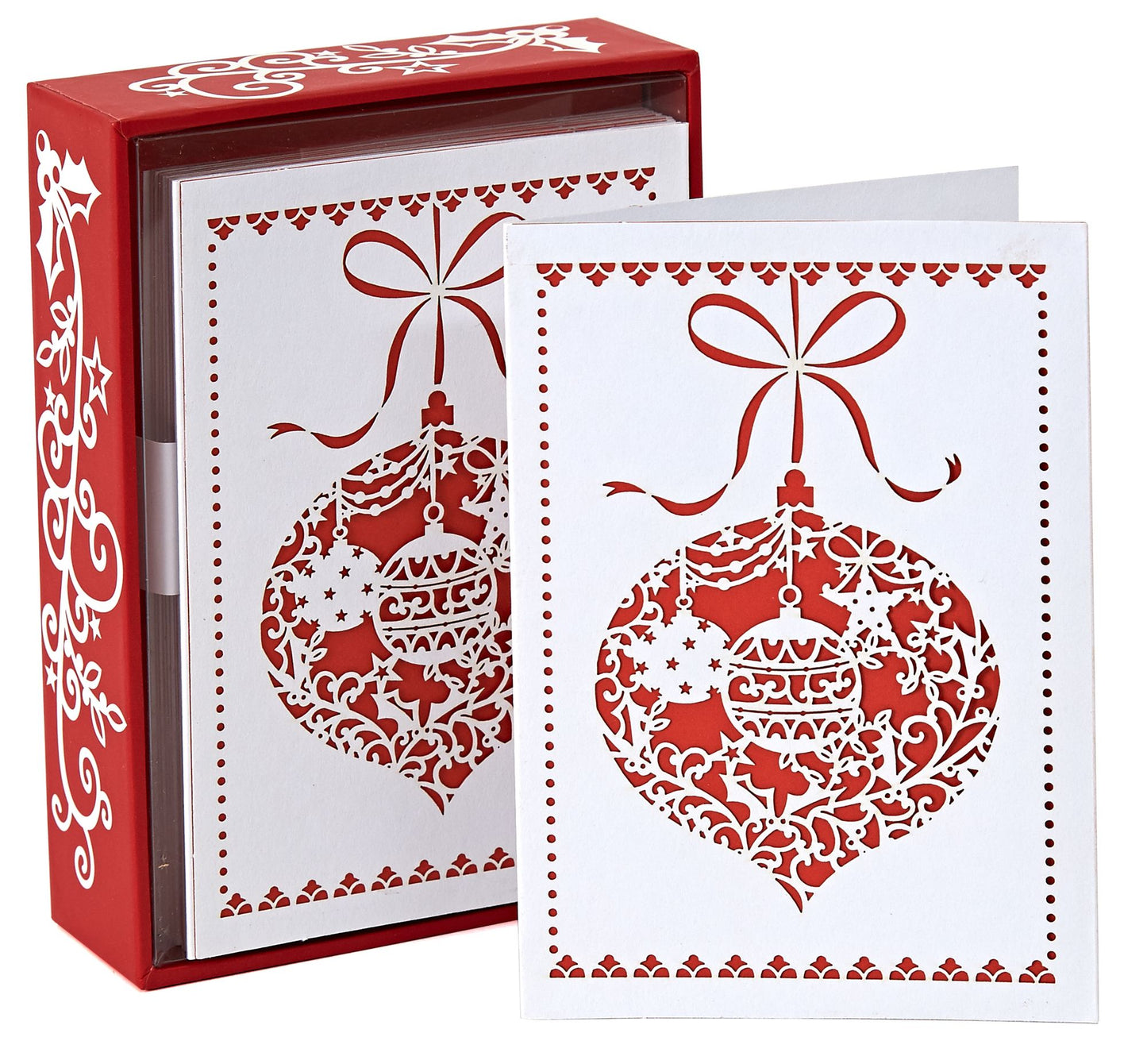 Ornament Laser Cut Christmas Boxed Card