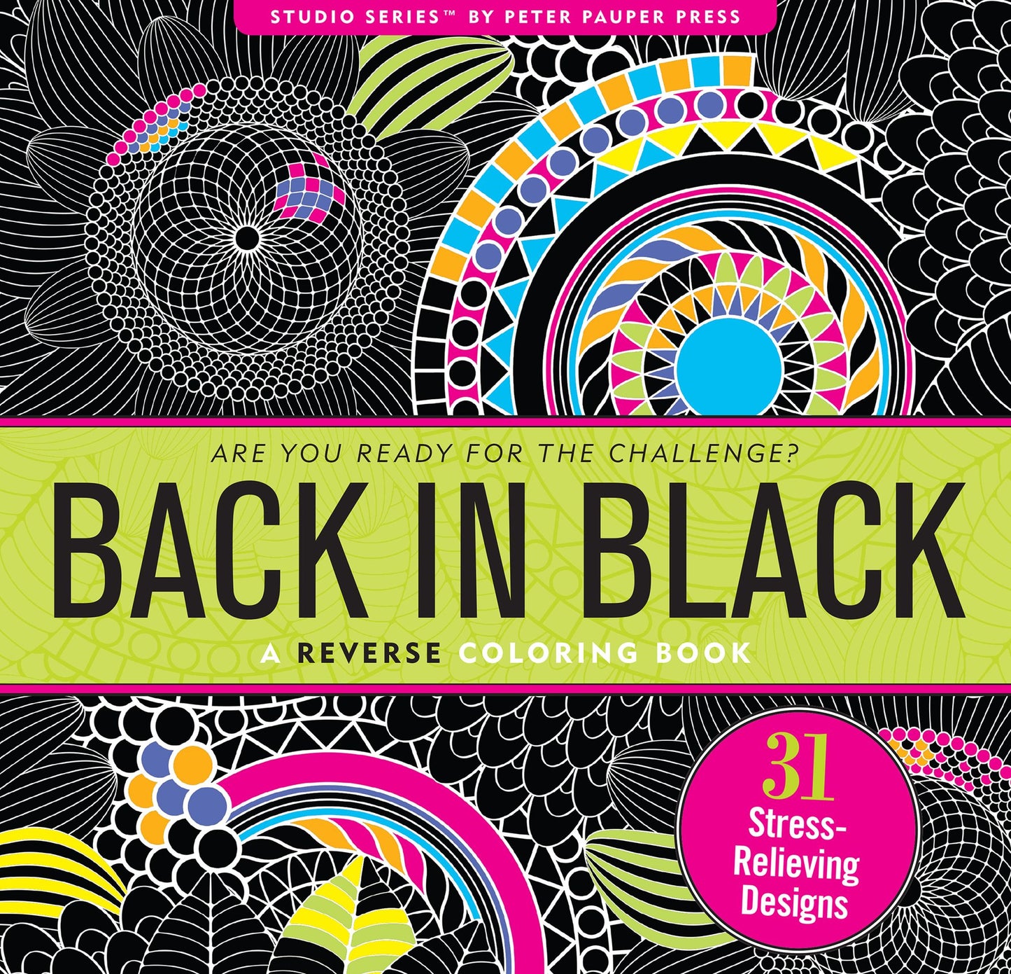 Back in Black Artist's Coloring Book