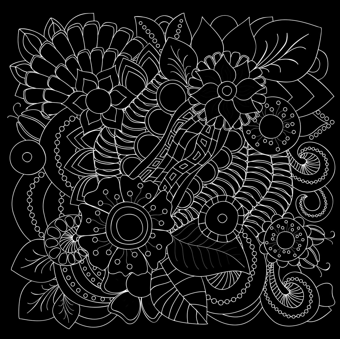 Back in Black Artist's Coloring Book