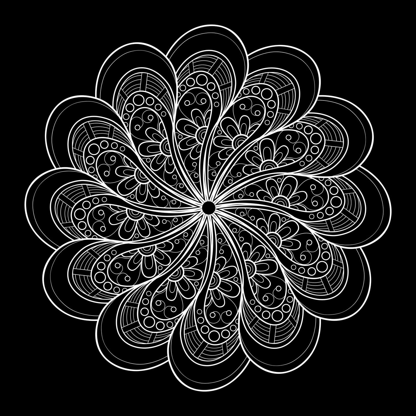 Back in Black Artist's Coloring Book