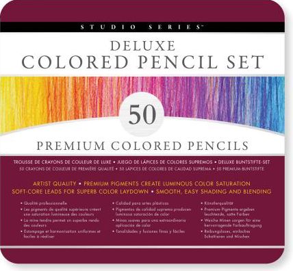 Studio Series Deluxe 50-Unit Colored Pencil Set