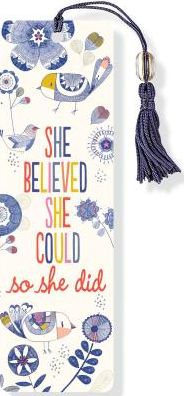 She Believed She Could Beaded Bookmark