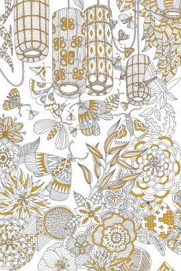 Adult Coloring Poster - Zen Garden