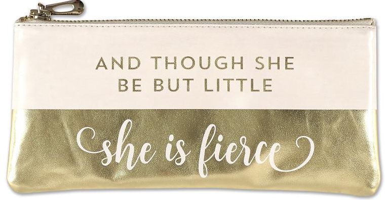 Although She Be But Little Pencil Pouch (Accessories Case, Faux Leather)