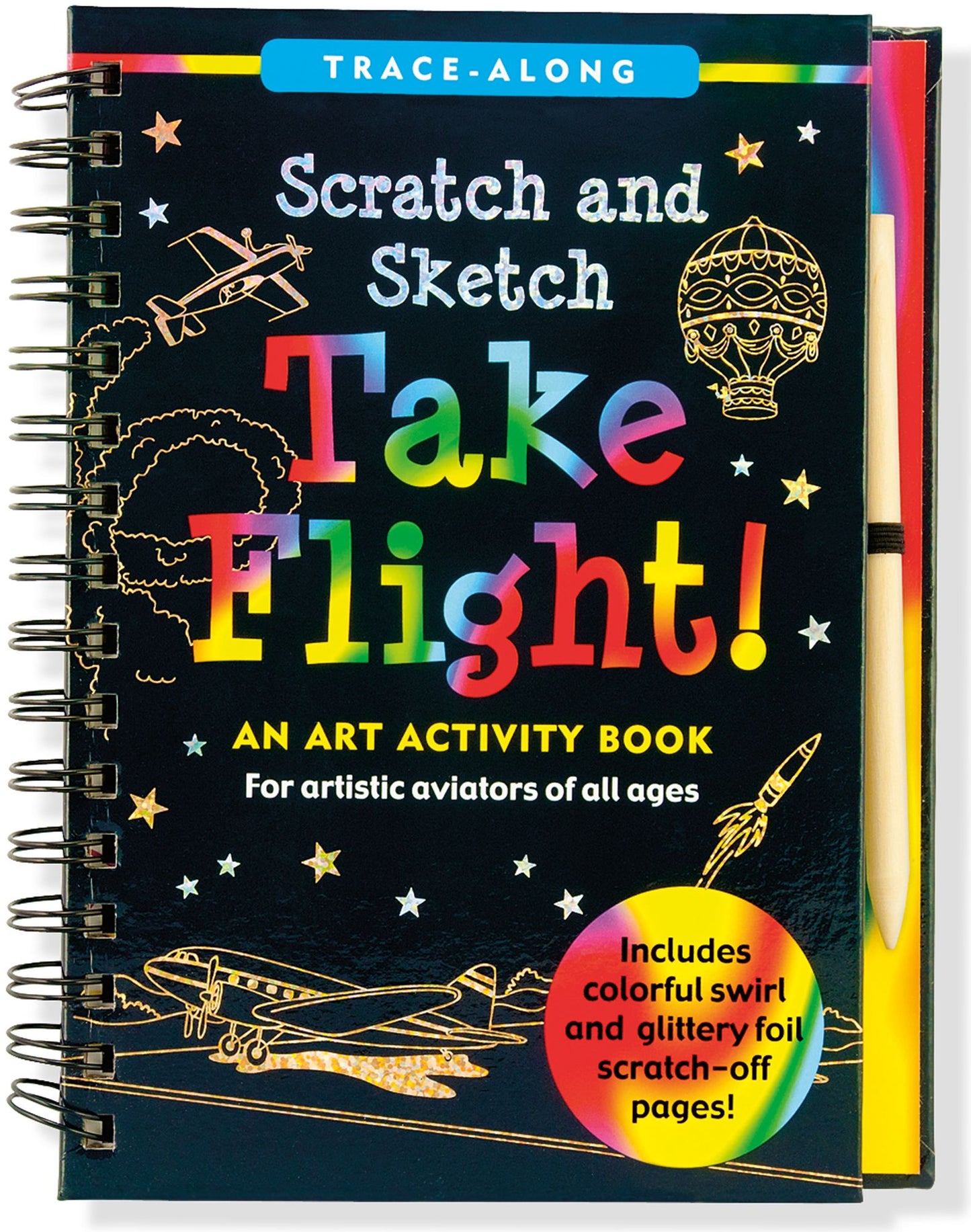 Scratch & Sketch Take Flight: Trace Along