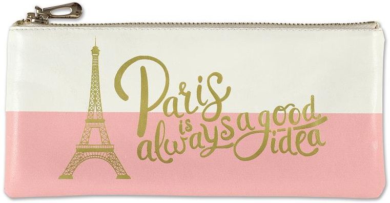 Paris Pencil Pouch (Accessories Case, Faux Leather)