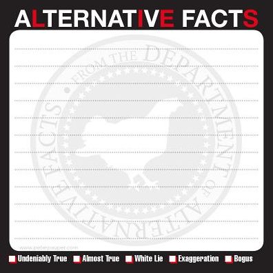 Alternative Facts Message Pad (Note Pad, Phone Pad)