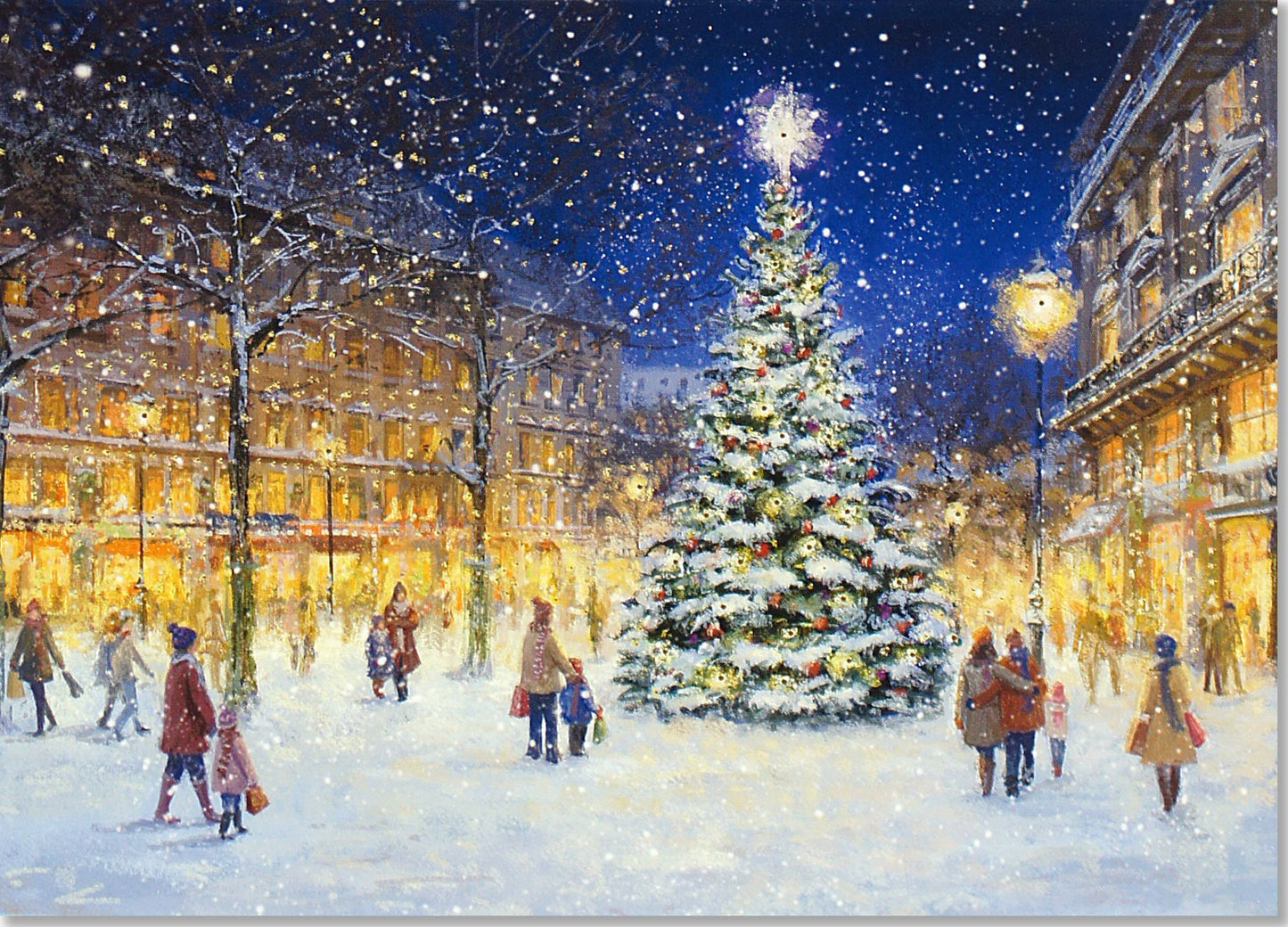 Evening Lights Christmas Boxed Card