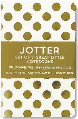 Jotter Notebook Gold Dots