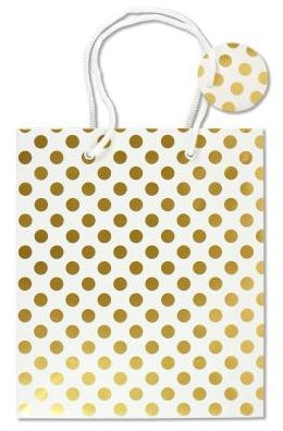Gold Dots Gift Bag