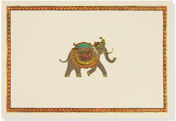 Elephant Festival Note Cards
