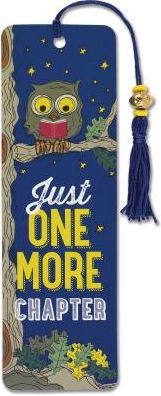 Just One More Chapter Beaded Bookmark