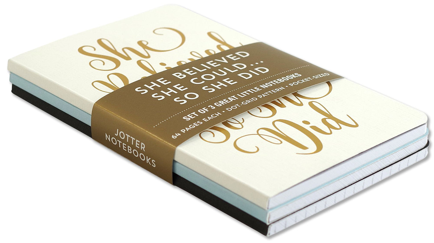 She Believed She Could Jotter Notebooks S/3