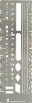 METAL STENCIL BOOKMARK