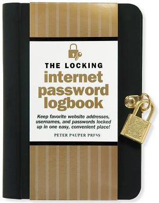 Locking Internet Log Book In Black