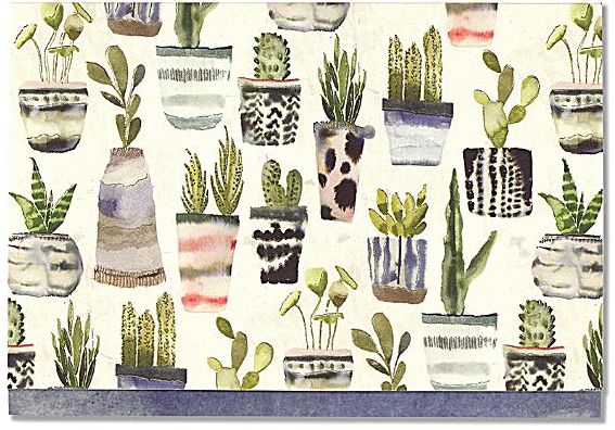 Watercolor Succulents Note Cards