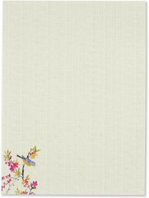 Letter Perfect Stationery Blossoms and Bluebirds