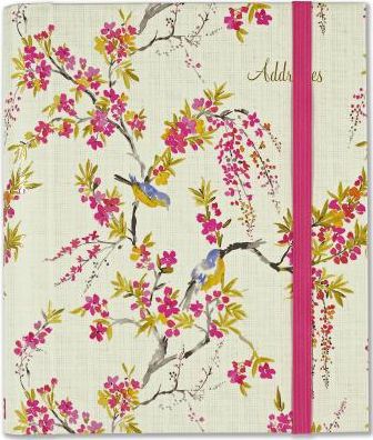 Blossoms & Bluebirds Large Address Book