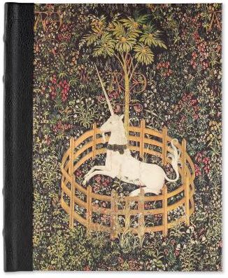 Large Bound Unicorn Tapestry Journal