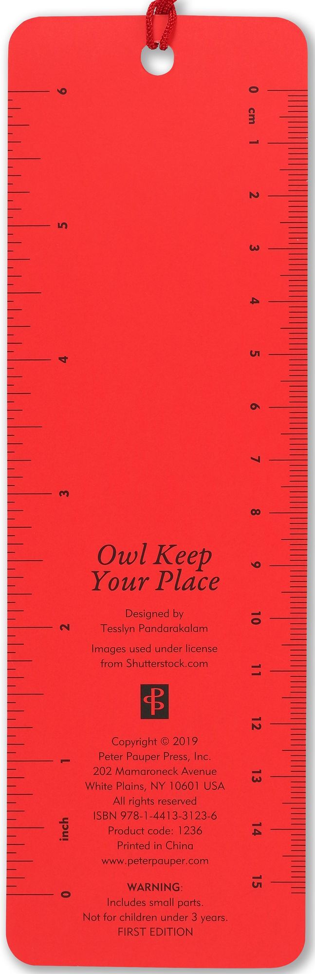 Youth Bookmark Owl