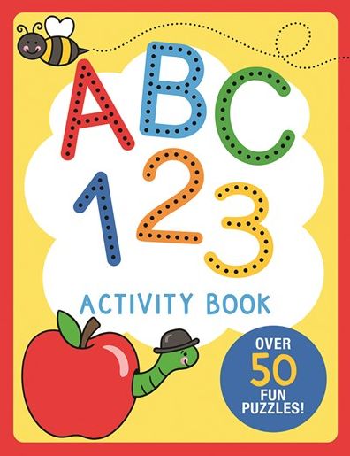 ABC 123 Preschool Activity Book: Over 50 Fun Puzzes!