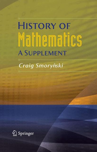 History of Mathematics: A Supplement