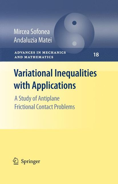 Variational Inequalities with Applications: A Study of Antiplane Frictional Contact Problems