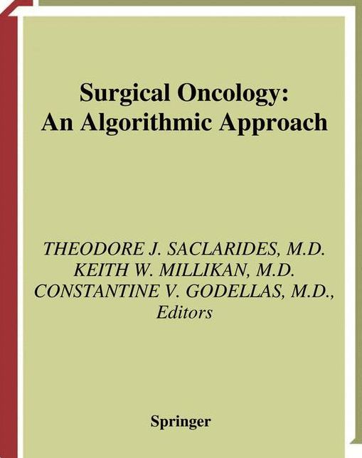 Surgical Oncology: An Algorithmic Approach