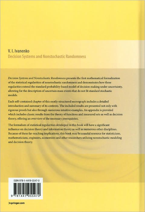 Decision Systems and Nonstochastic Randomness