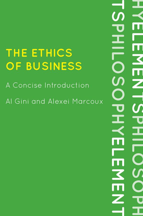 The Ethics of Business: A Concise Introduction