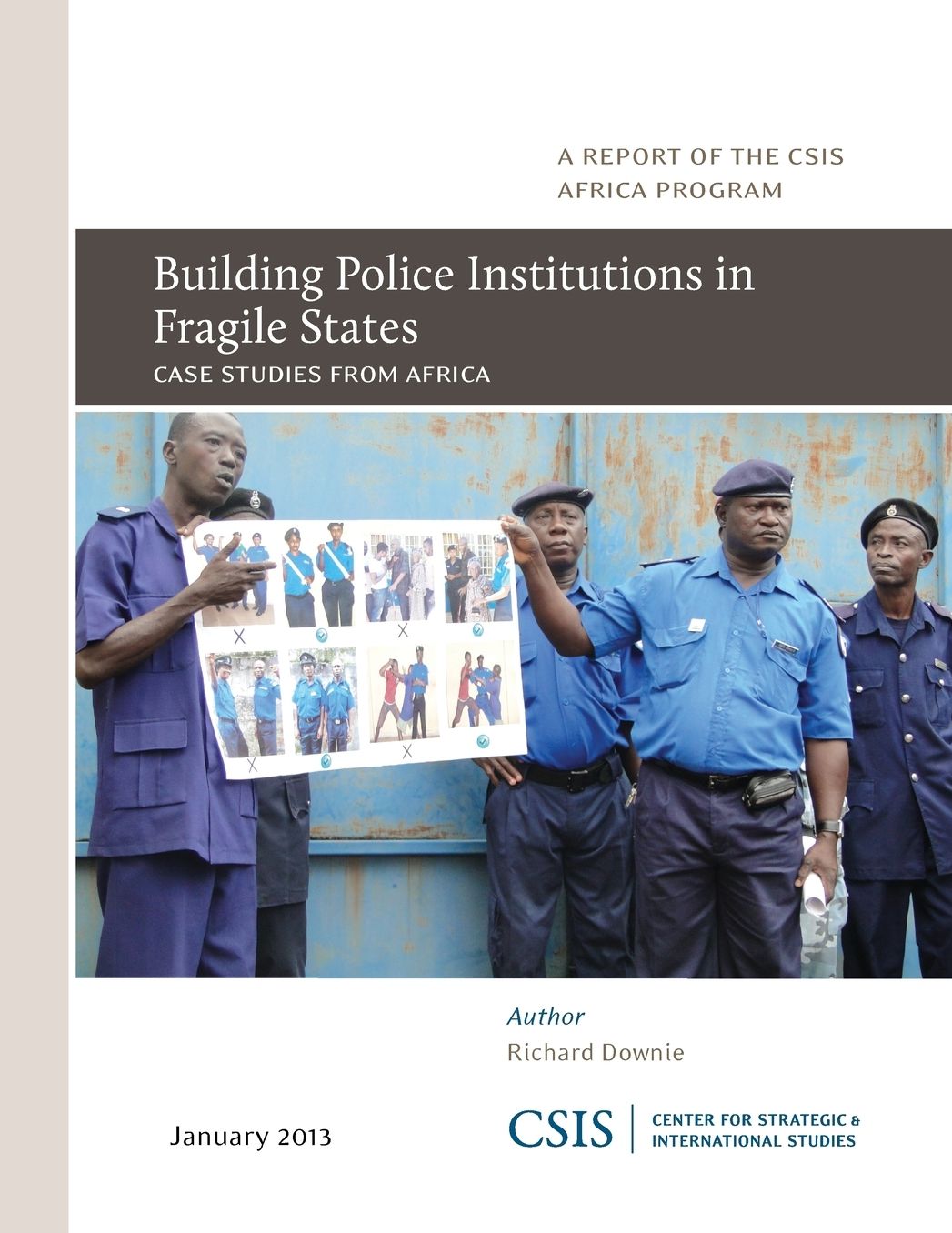 Building Police Institutions in Fragile States: Case Studies from Africa