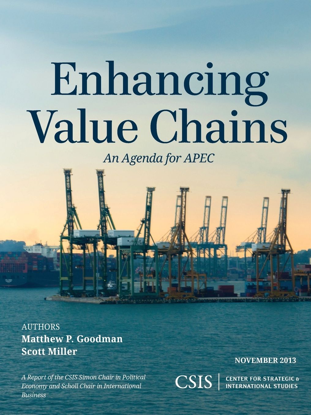 Enhancing Value Chains: An Agenda for Apec