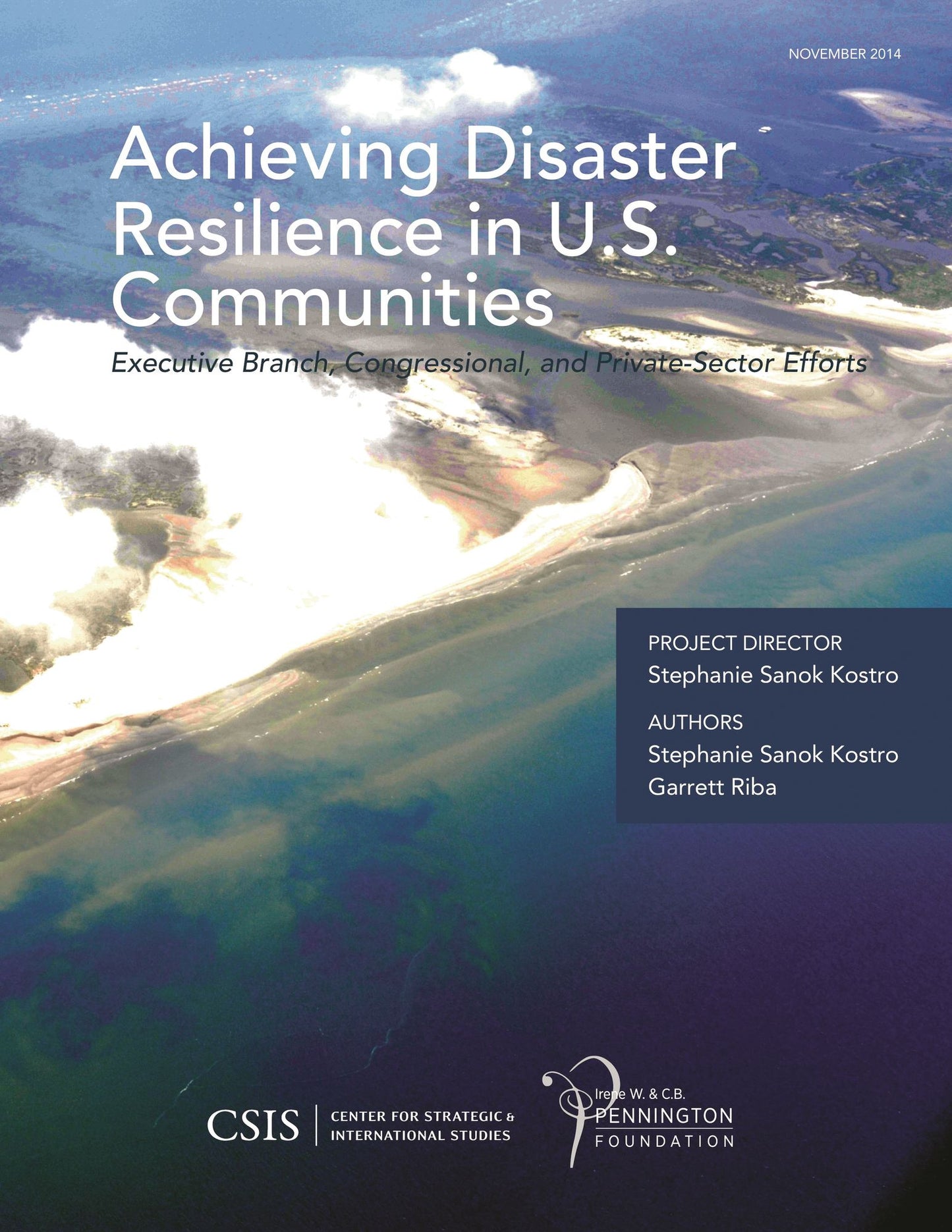 Achieving Disaster Resilience in U.S. Communities: Executive Branch, Congressional, and Private-Sector Efforts