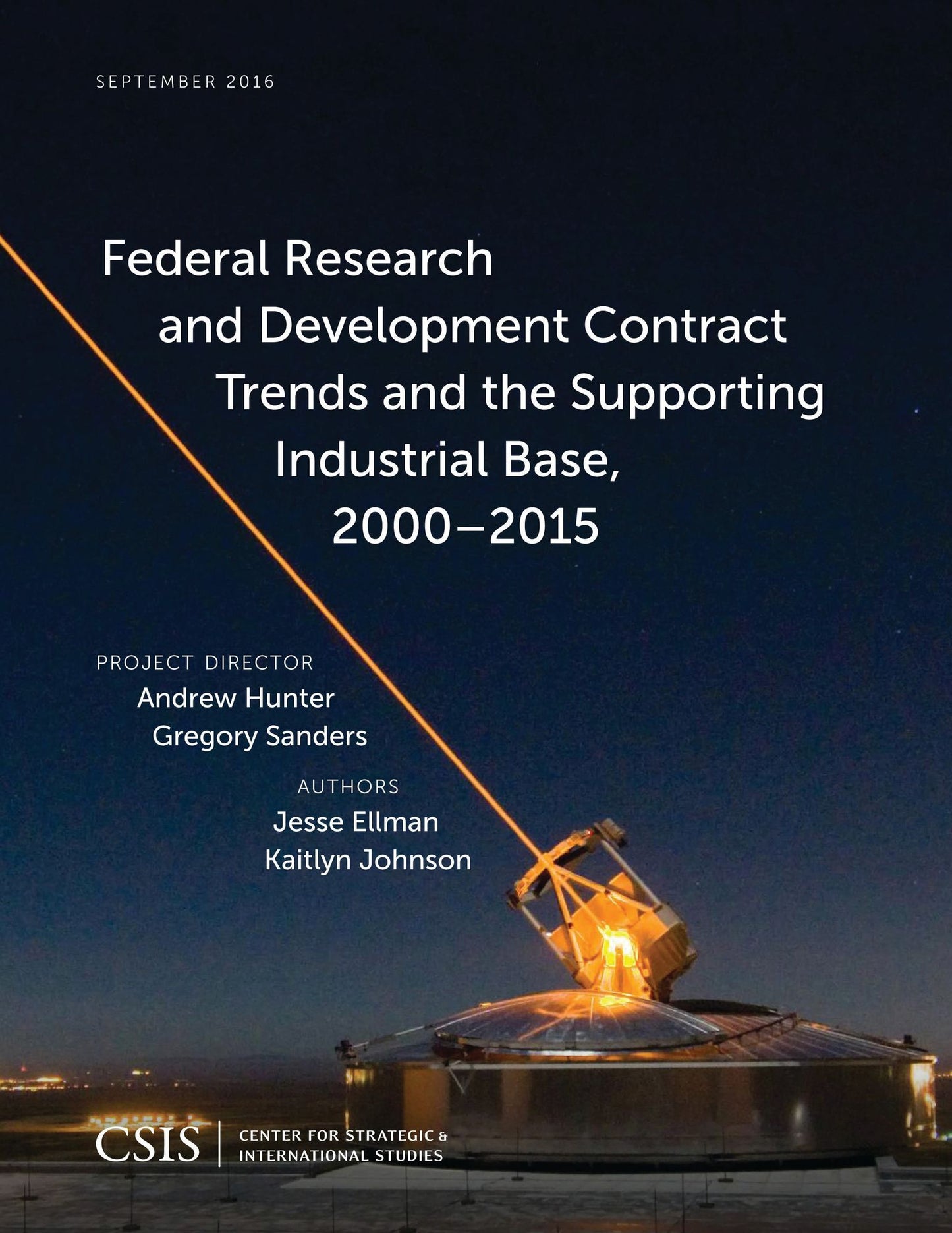 Federal Research and Development Contract Trends and the Supporting Industrial Base, 2000-2015
