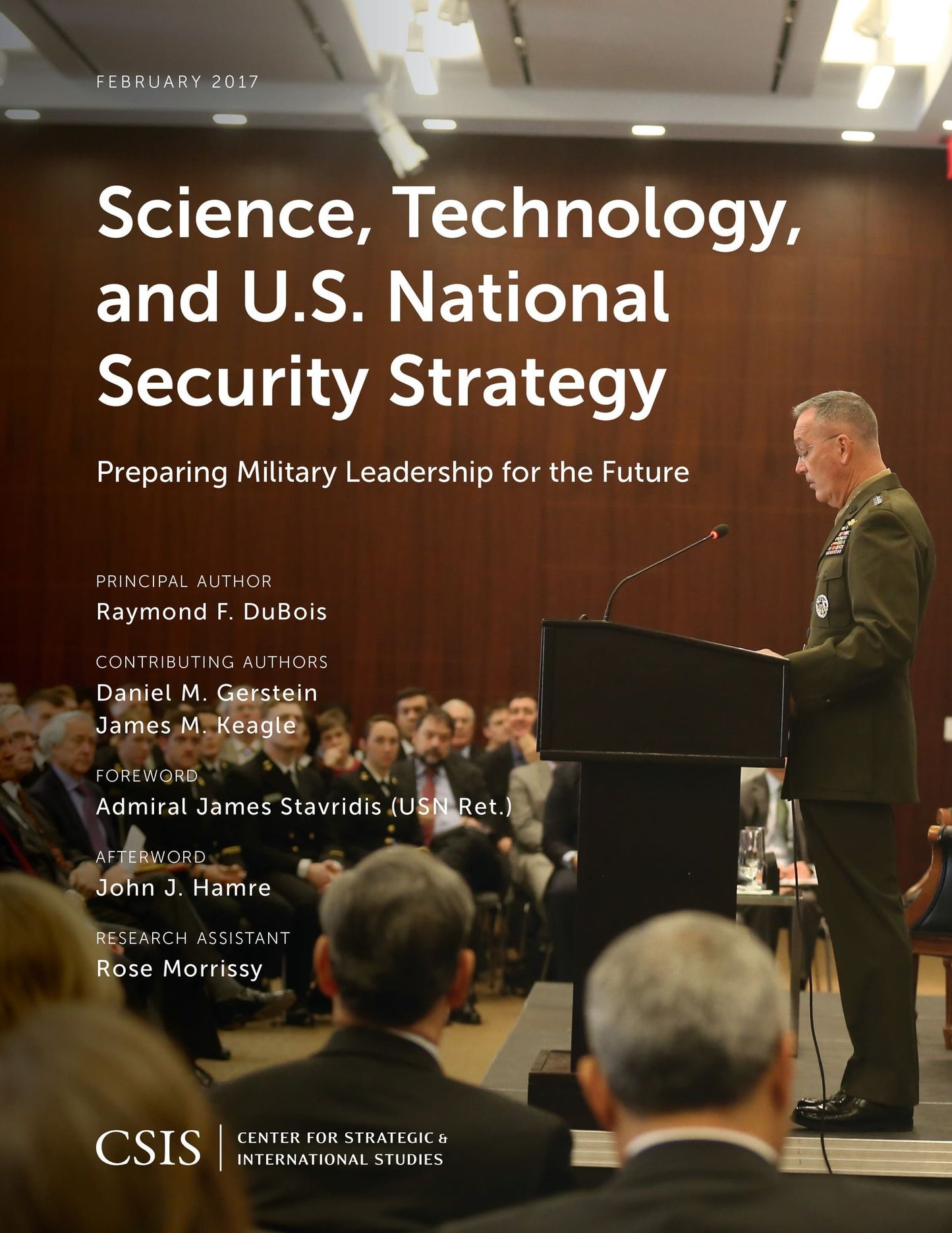 Science, Technology, and U.S. National Security Strategy: Preparing Military Leadership for the Future