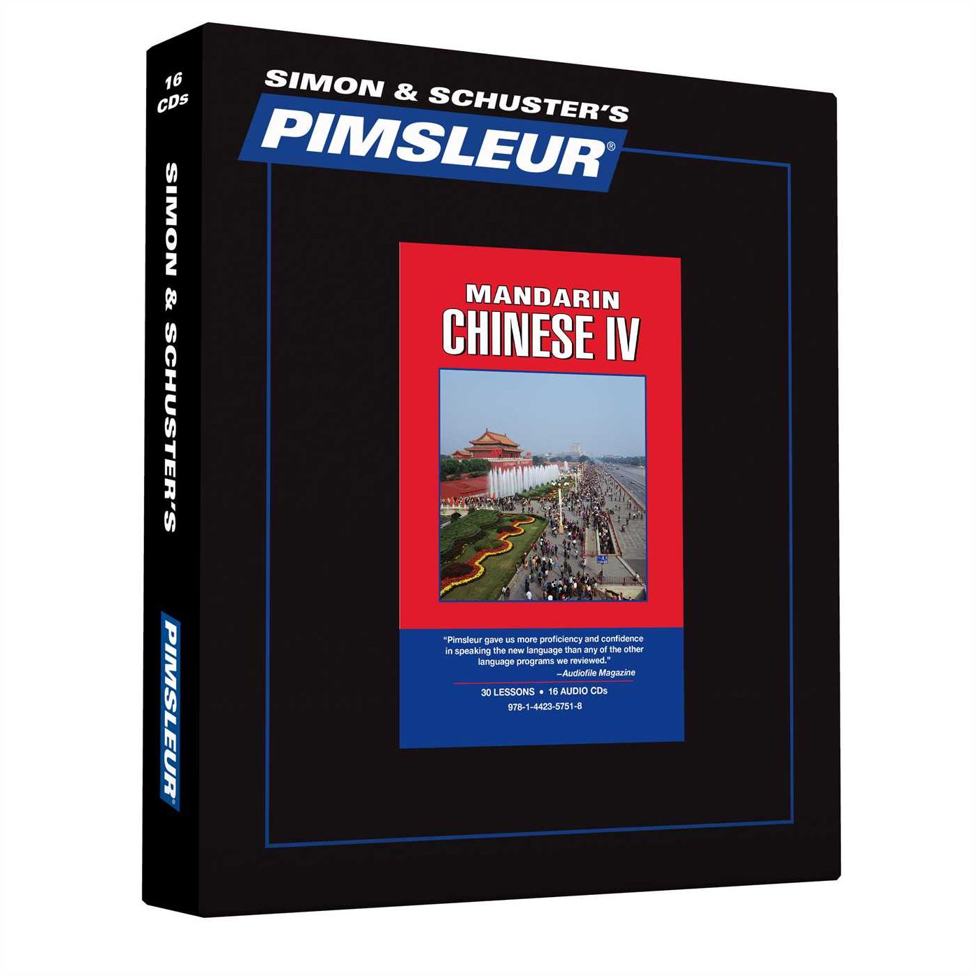 Pimsleur Chinese (Mandarin) Level 4 CD: Learn to Speak and Understand Mandarin Chinese with Pimsleur Language Programs