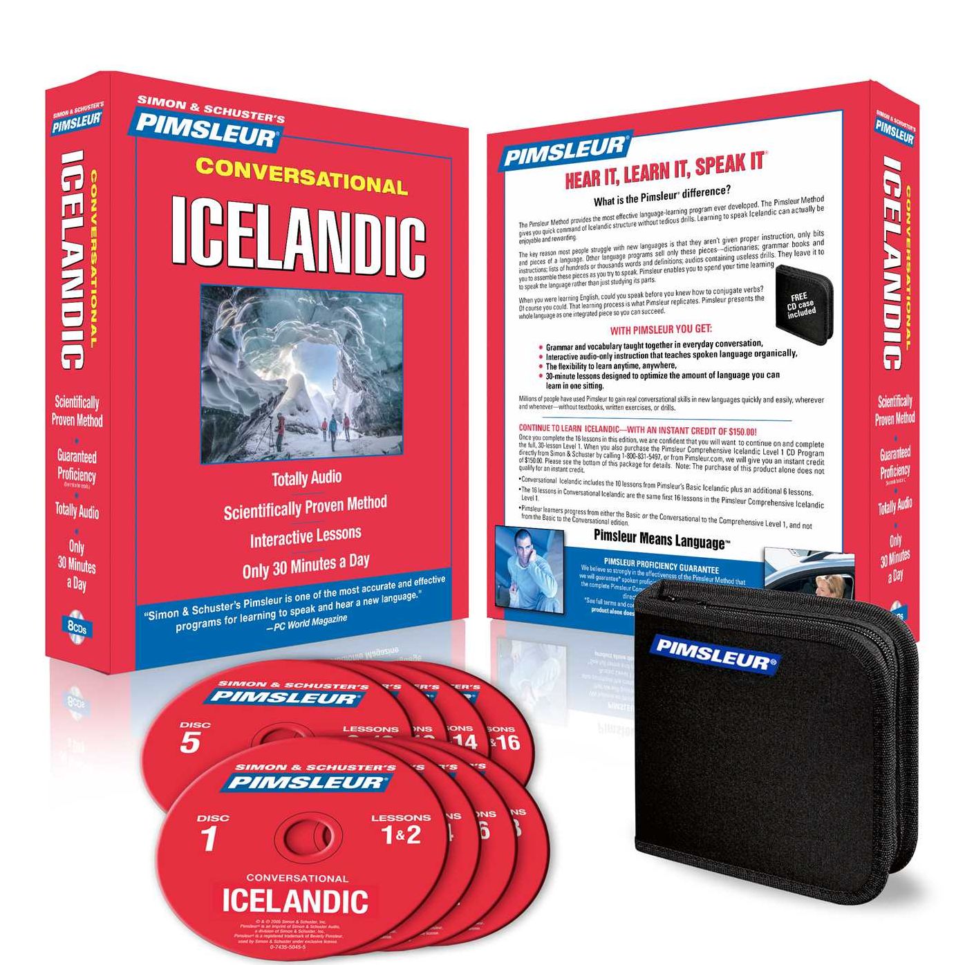 Pimsleur Icelandic Conversational Course Level 1 Lessons 1-16 CD: Learn to Speak and Understand Icelandic with Pimsleur Language Programs