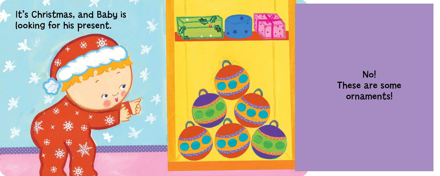 Where Is Baby's Christmas Present?: A Lift-the-Flap Book/Lap Edition