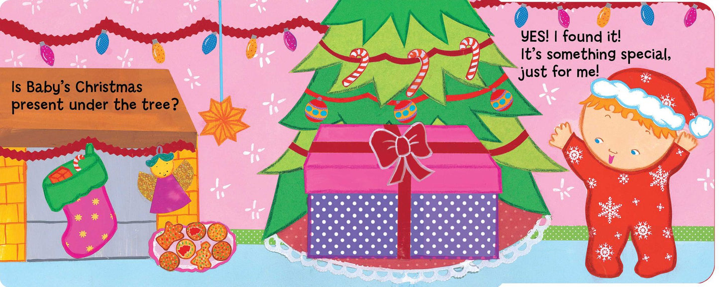 Where Is Baby's Christmas Present?: A Lift-the-Flap Book/Lap Edition