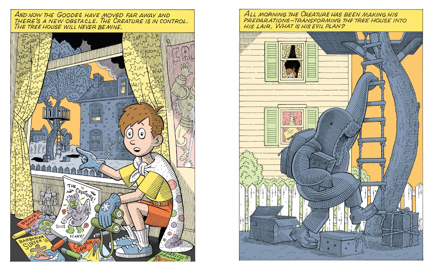Superhero Joe and the Creature Next Door