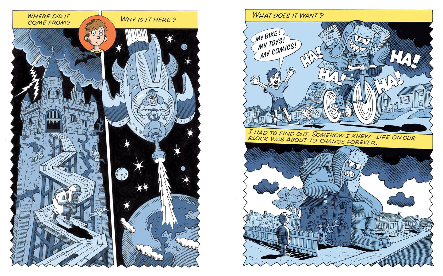Superhero Joe and the Creature Next Door
