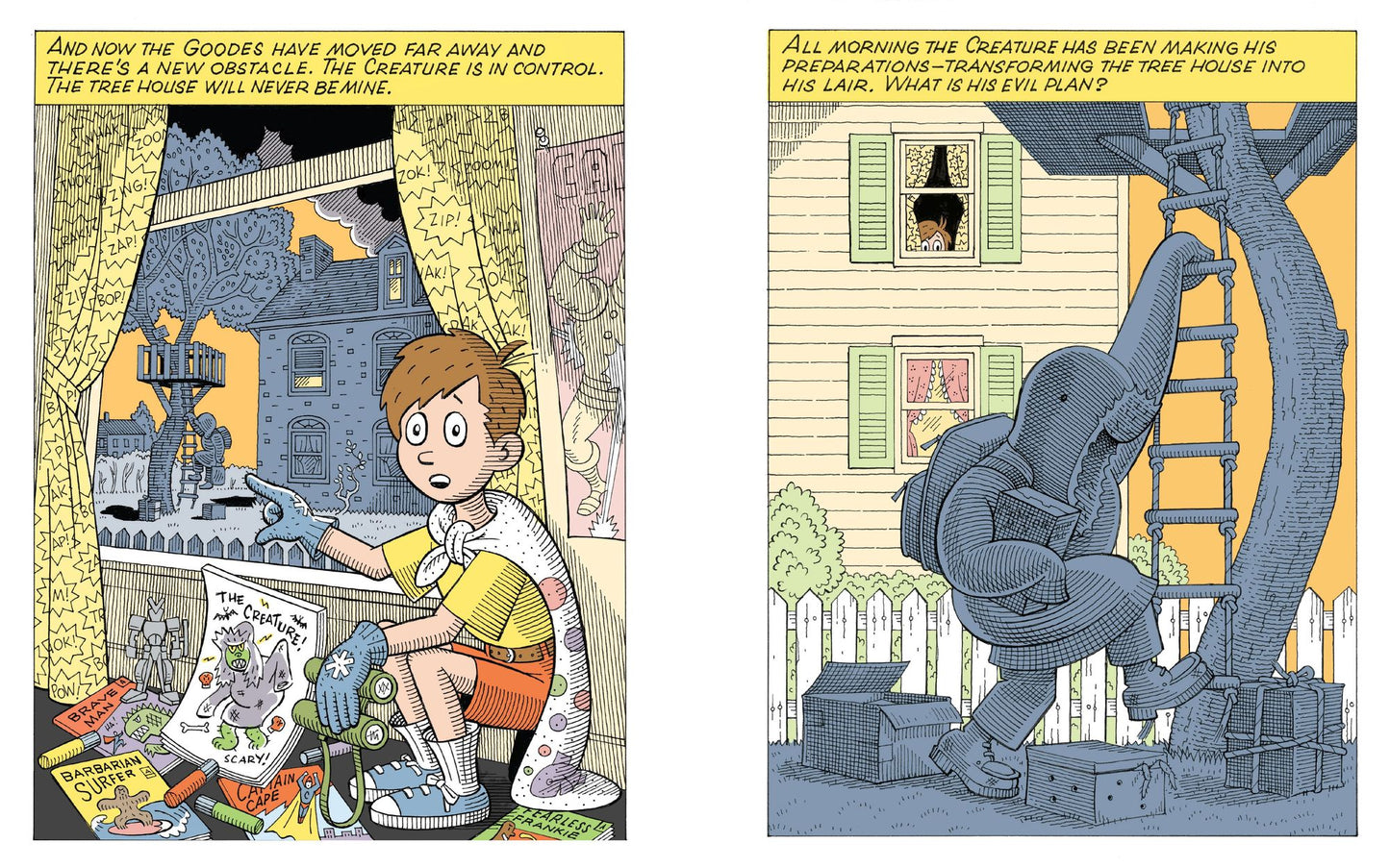 Superhero Joe and the Creature Next Door