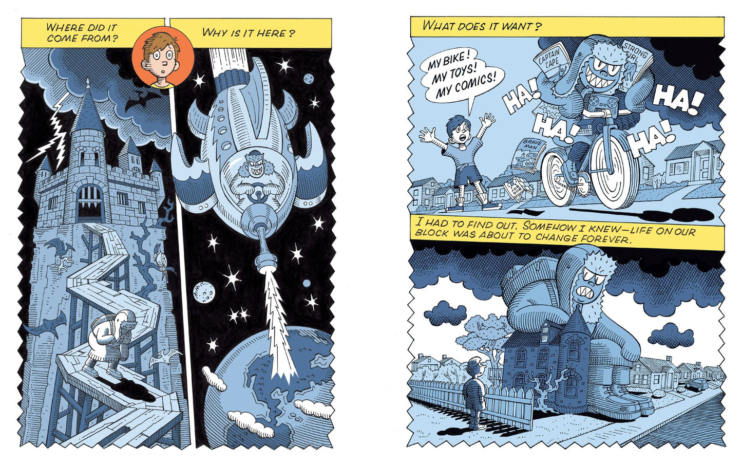 Superhero Joe and the Creature Next Door