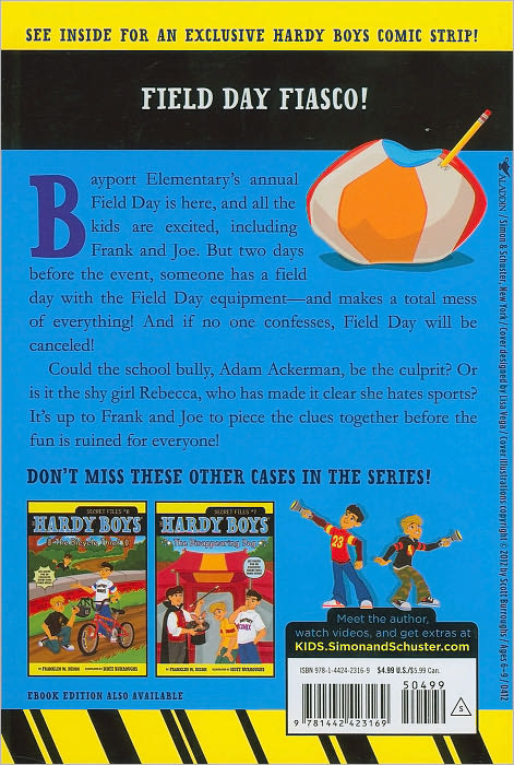 Sports Sabotage (Hardy Boys Secret Files Series #8)