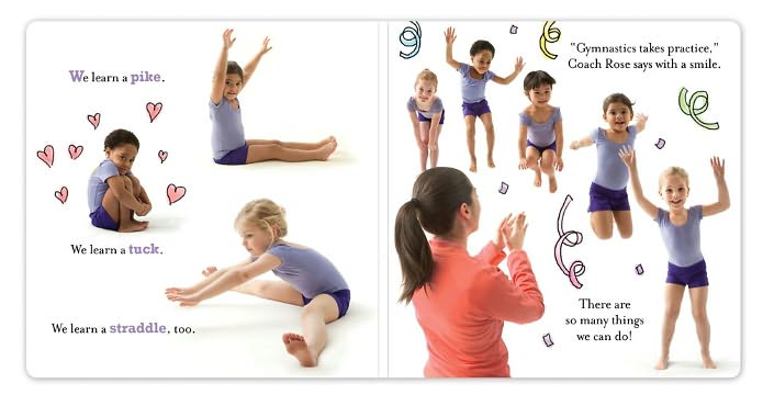 My First Gymnastics Class: A Book with Foldout Pages