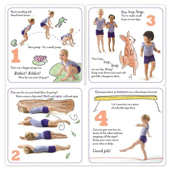 My First Gymnastics Class: A Book with Foldout Pages