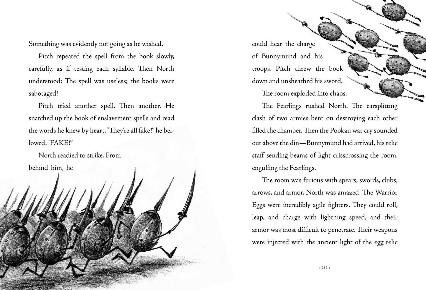 E. Aster Bunnymund and the Warrior Eggs at the Earth's Core!